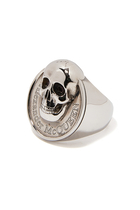 Skull Coin Ring